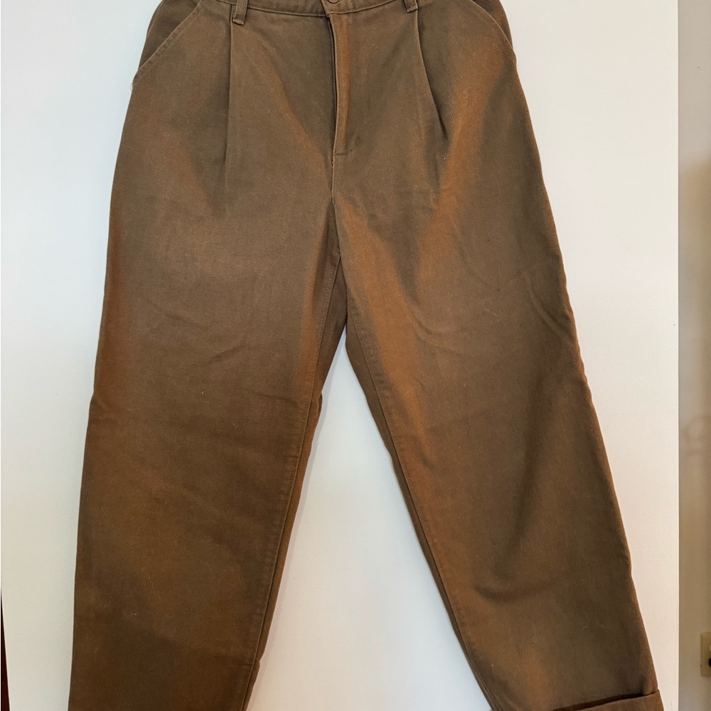 OAK + FORT Women’s Tan Chinos